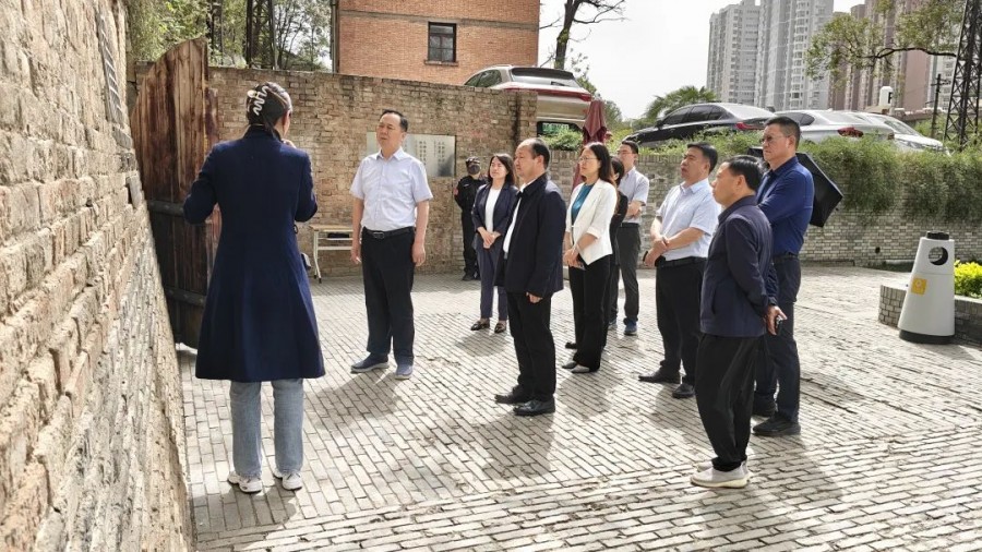 常德市政协来金台区考察调研