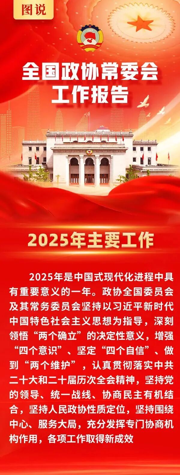 一图读懂｜全国政协常委会工作报告